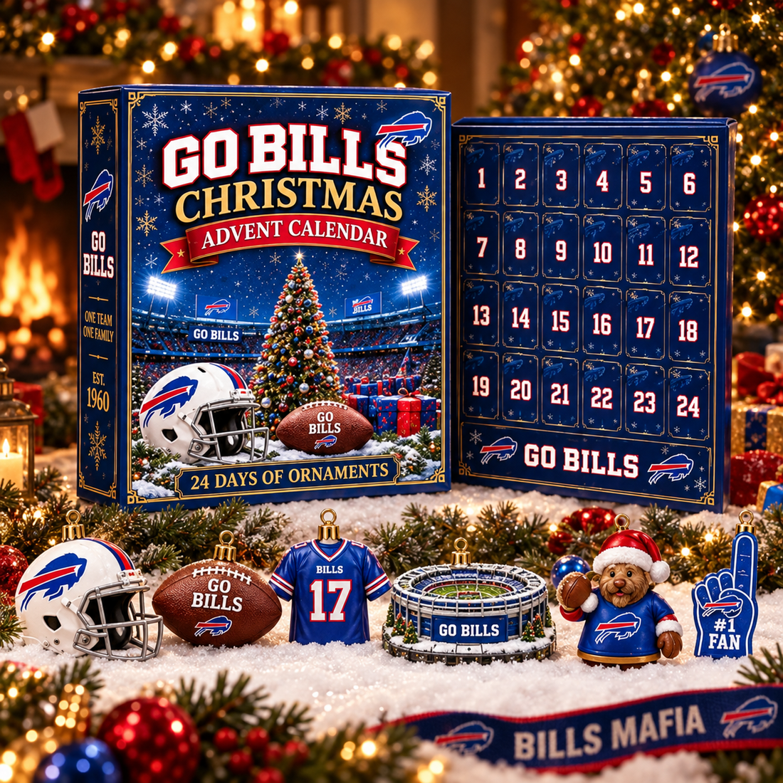 Buffalo Bills Christmas Advent Calendar
