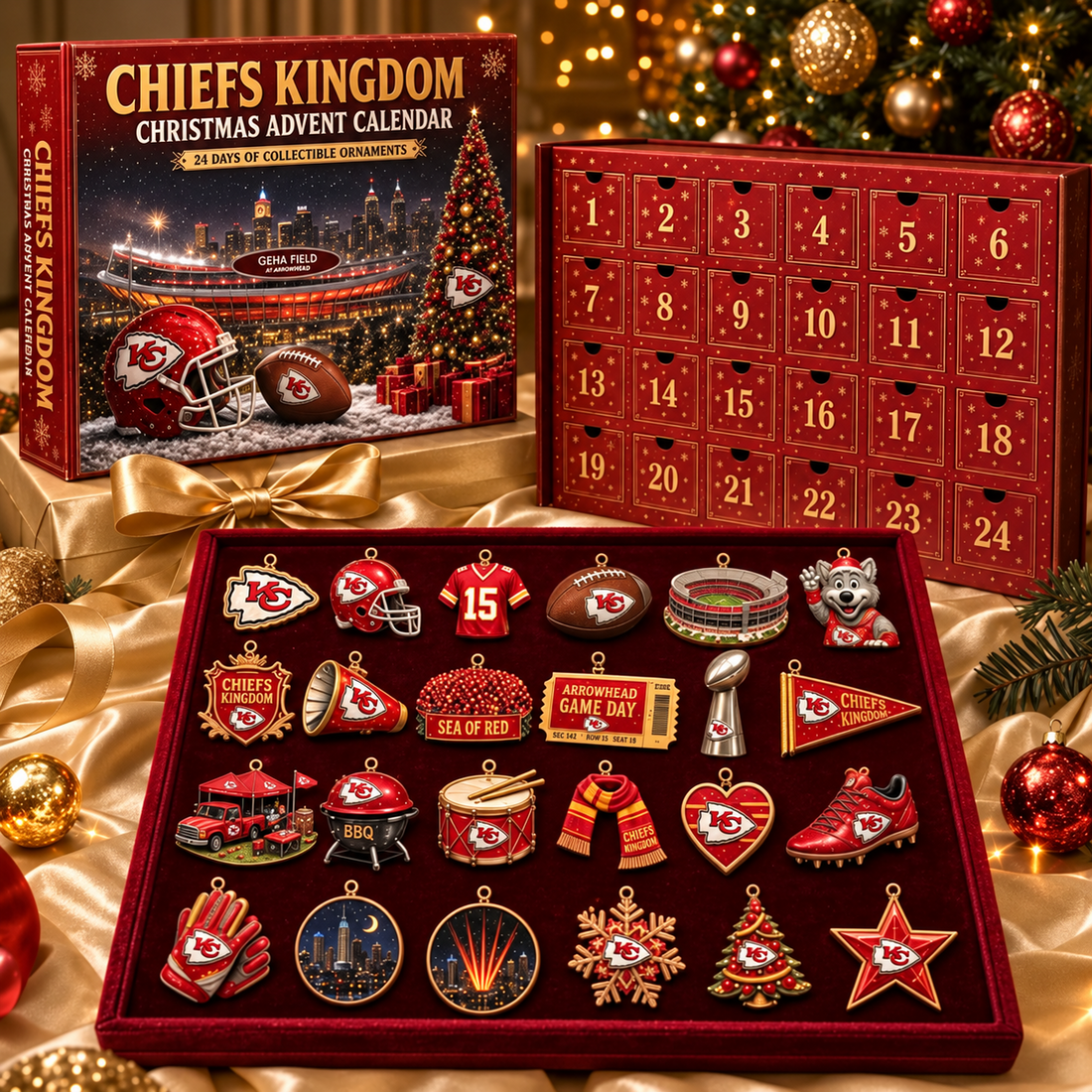 Kansas City Chiefs Christmas Advent Calendar