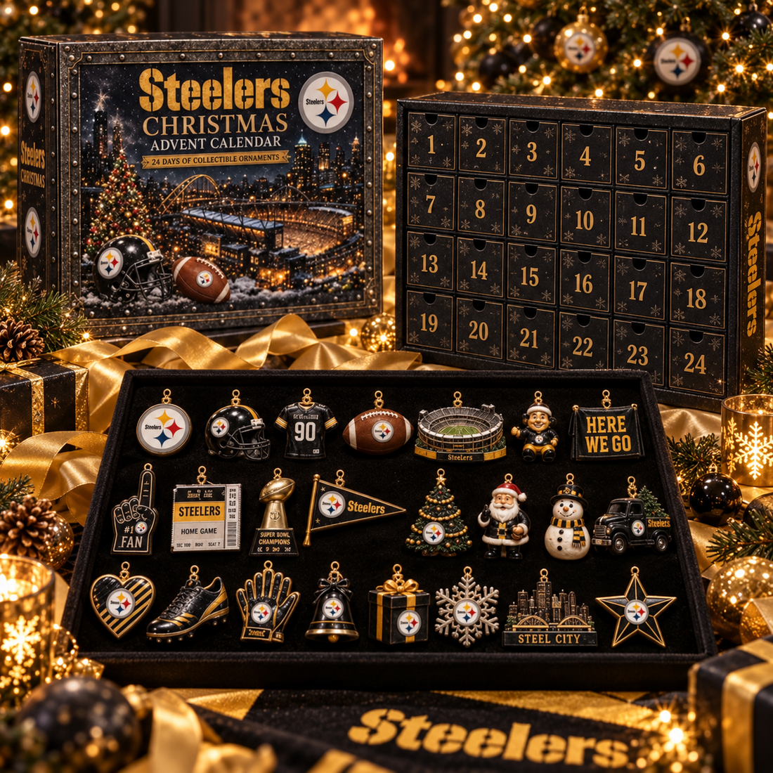 Pittsburgh Steelers Christmas Advent Calendar